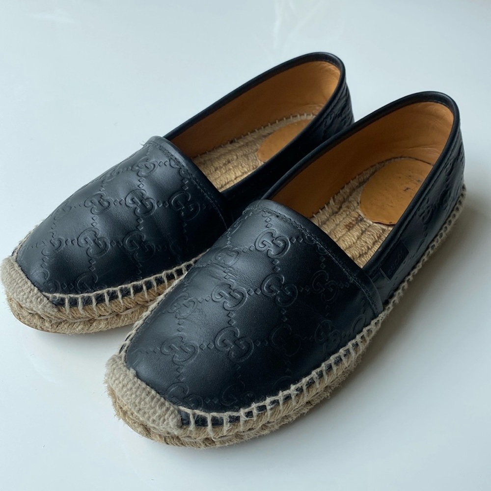 Authentic Gucci Monogram Espadrilles